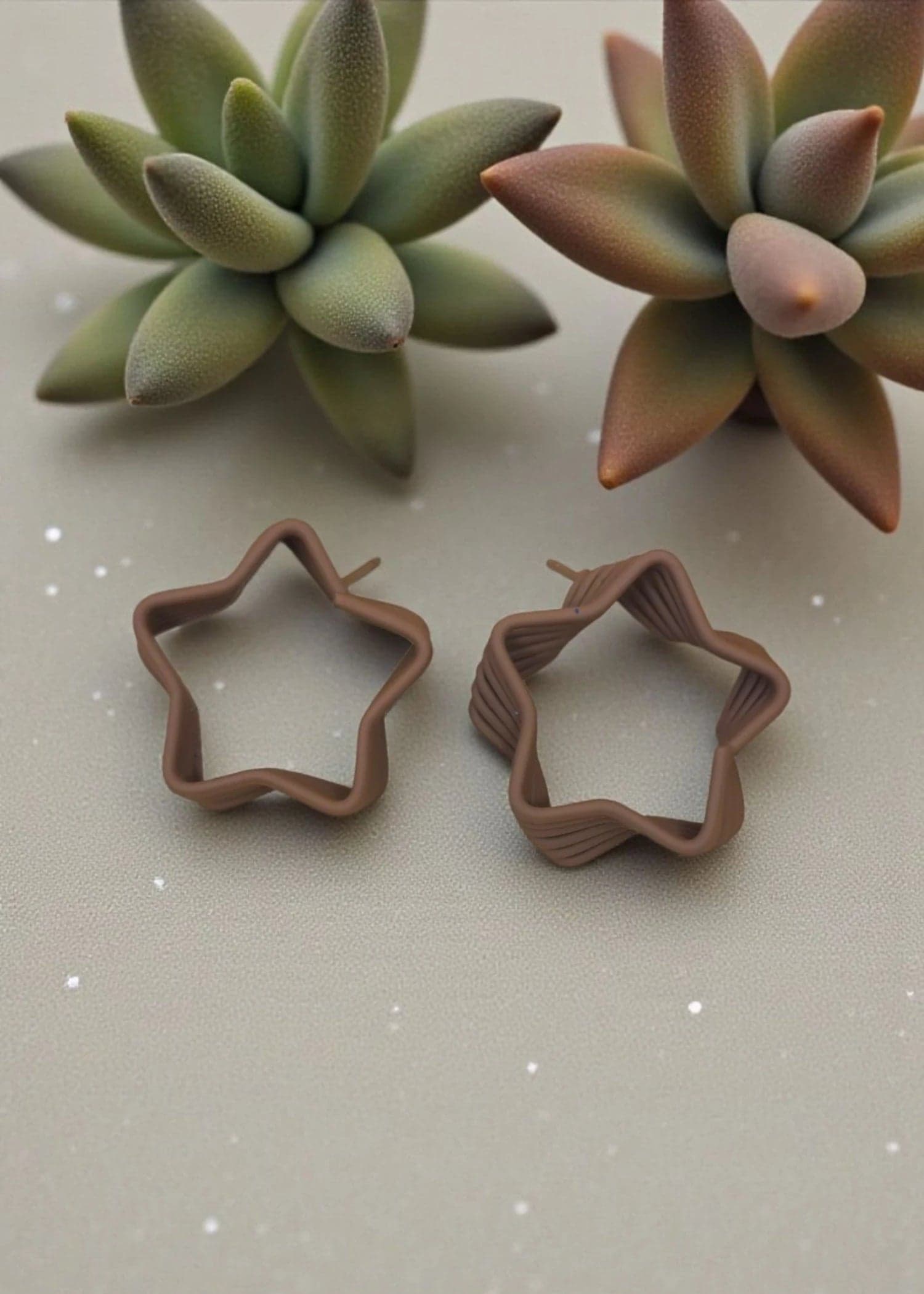 Studs in Coffee brown Color by Zaywar - Trendy Women Studs SUS3707