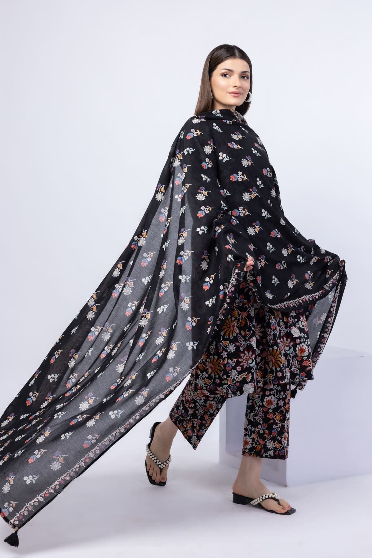 Printed Cambric Pants - 25-04EX14-05BA-VG