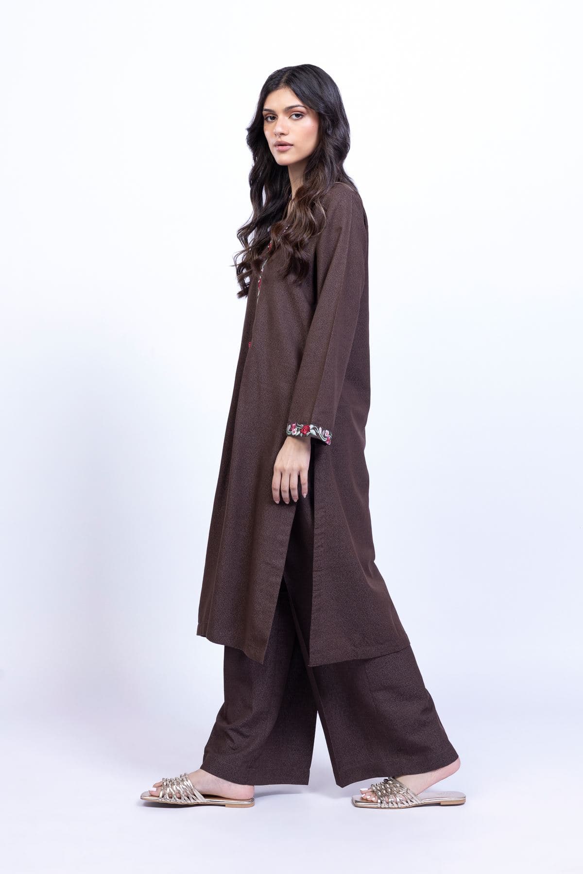 Dyed Karandi Pants - 25-08-11E15-09TB-VG